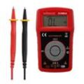 Velleman - Digital-Multimeter, für Gleichstrom, Gleich-/Wechselspannung, Widerstand, Messspitzen - red