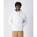 Kapuzensweatshirt CHAMPION "Hooded Sweatshirt" Gr. S (44/46), weiß (way) Herren Sweatshirts