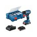 Bosch - Akku-Bohrschrauber gsr 18V-45, 2 Akku gba 18V 2.0Ah, Ladg. im l-case