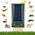 Cyslmuk - Ultraschall-Tiervertreiber, Solar-Kaninchenvertreiber, Solar-Tiervertreiber können Hirsche, Hunde, Katzen, Vögel, Kaninchen in Gärten und