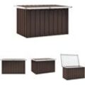 The Living Store Gartenbox Braun 109x67x65 cm - Gartenboxen - Braun