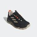 Wanderschuh ADIDAS TERREX "TERREX EASTRAIL GORE-TEX", Gr. 40,5, bunt (core schwarz, wonder beige, semi impact orange), Textil, Synthetik, sportlich, Schuhe, wasserdicht