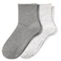 2 Paar Damen Socken mit Viskose