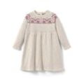 Kinder-Strick-Kleid - Beige/Meliert - Baby - Gr.: 86/92