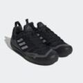 Wanderschuh ADIDAS TERREX "TERREX SWIFT SOLO 2.0", Gr. 41, schwarz (core schwarz, grau three, grau six), Textil, Synthetik, sportlich, Schuhe