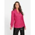 Langarmbluse HEINE Gr. 38, pink Damen Blusen