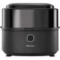 HISENSE Design Airfryer Heissluftfritteuse mit Rührwerk 1350 Watt Schwarz