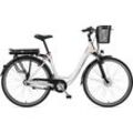 E-Bike TELEFUNKEN "Multitalent RC657" Gr. 49, weiß, E-Bikes, 49cm, 28 Zoll (71,12cm), Pedelec, Elektrofahrrad für Damen u. Herren