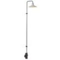 Bover LED-Wandlampe Platet A/06, schwarz/grau, 154 cm