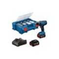 Bosch - GSR18V-21 Bohrschrauber 18V + 2 Batterien 4 Ah + Ladegerät + L-Case - 06019H100C