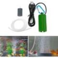 Tragbare Mini-USB-Luftpumpe für Aquarien, USB-Sauerstoffpumpe, usb, energiesparend, superleise Aquarium-Luftpumpe, leise Aquarium-Luftpumpe,