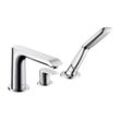 hansgrohe Metris Wannen Armatur 31190000 3 Loch Wannenrand Armatur, chrom