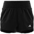 ADIDAS Damen Shorts Pacer Training 3-Streifen, BLACK/WHITE, L