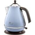 De'Longhi Wasserkocher 1.7 L Blau, Silber 2100 W Kabellos KBOV 2001 AZ