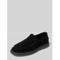 Lederloafers mit Label-Details Modell 'Chaol'