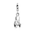 Charm-Einhänger NENALINA "Reitsattel Pferd Hobby Sport Anhänger 925 Silber", silber, Charms, Damen, ohne Stein, Silber 925 (Sterlingsilber)