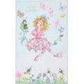 Kinderteppich PRINZESSIN LILLIFEE "Lillifee LI-131", rosa, B:140cm H:6mm L:200cm, Kunstfaser, Teppiche, bedruckt, niedliches Kindermotiv, Fee, Kinderzimmer