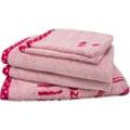 Handtuch Set DYCKHOFF "Prinzessin Lillifee", pink, B:70cm L:130cm, Frottier, Frottier, Handtücher (Packung)