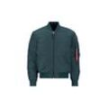 Bomberjacke ALPHA INDUSTRIES "Alpha Industries Men - Bomber Jackets MA-1 VF Vintage Fit 59", Herren, Gr. L, grün (force grün), Obermaterial: 100% Nylon, Futter: 100% Nylon, Füllung: 100% Polyester, Jacken