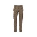 Cargohose ALPHA INDUSTRIES "Alpha Industries Men - Pants Combat Pant Light Weight", Herren, Gr. 28, Normalgrößen, grau (taupe), Obermaterial: 98% Baumwolle, 2% Elastan, Futter: 100% Baumwolle, Hosen