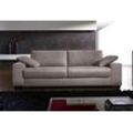 Schlafsofa BALI "Norwalk", grau (hellgrau), B:212cm H:83cm T:100cm, Sofas, Dauerschlaffunktion, mit Unterfederung / Lattenrost und Matratze
