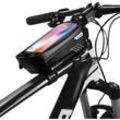 Ahlsen - Wasserdichte Fahrrad-Handytasche, Rahmen-Fahrrad-Handyhalter mit empfindlichem Touchscreen, Fahrrad-Lenkertasche, Fahrrad-Lenker, mtb,