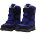 Winterboots JACK WOLFSKIN "POLAR BEAR-B TEXAPORE HIGH VC K", Damen, Gr. 28, blau (crisp cobalt), Synthetik, Textil, sportlich, Schuhe, Snowboots, Winterstiefel, Winterschuhe, wasserdicht & gefüttert