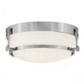 Elstead Lighting Harper Deckenleuchte 3-Light Chrom poliert Opalglas E27