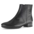 Stiefelette GABOR "Pisa", Damen, Gr. 40, schwarz, Nappaleder, unifarben, klassisch, Schuhe, Blockabsatz, Businessschuh, Komfortschuh mit bequemem Absatz