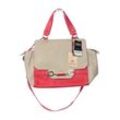 Aigner Damen Handtasche, beige, Gr.