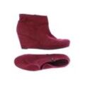 Tamaris Damen Stiefelette, bordeaux, Gr. 41