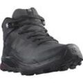 Wanderschuh SALOMON "OUTRISE MID GORE-TEX", Gr. 38, schwarz, Synthetik, unifarben, sportlich, Schuhe, wasserdicht