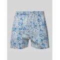 Boxershorts mit Motiv-Print Modell 'Blue Daisies'