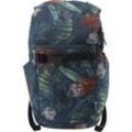 Freizeitrucksack NITRO "Nikuro" Gr. B/H/T: 30cm x 49cm x 19cm, bunt (tropical), Polyester, Rucksäcke, Rucksack für Freizeit, Arbeit, Reise und Schule, City und Streetpack