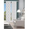 Schiebegardine VISION S "VOLARE", grau, B:60cm H:260cm, Polyester, Gardinen, DIGITALDRUCK