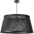 Pendelleuchte PACO HOME "RAMA" Lampen Gr. Ø 42cm H: 22cm, schwarz Korb Papier Hängend Esstisch Lampe Boho Wohnzimmer E27