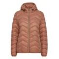 Steppjacke FRANSA "Steppjacke FRBapadding" Gr. L, beige (cedar wood), Damen, Obermaterial: 100% Polyamid PA., Jacken