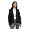 Strickjacke BETTY BARCLAY "Betty Barclay Strick-Cardigan mit Strickdetails" Gr. 38, schwarz, Damen, Obermaterial: 54% Polyester, 38% Polyacryl, 5% Wolle, 3% Elasthan., Strickjacken, Strick