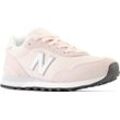 Sneaker NEW BALANCE "WL515" Gr. 36,5, rosa (rosa, weiß), Schuhe