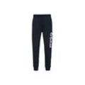 Jogginghose HUGO "Jogginghose Dutschi" Gr. XL, N-Gr, blau (dunkelblau), Herren, Obermaterial: 100% Baumwolle CO., Hosen