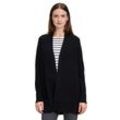 Strickjacke BETTY BARCLAY "Betty Barclay Longstrickjacke mit Struktur" Gr. 36, schwarz, Damen, Strick, Obermaterial: 50% Viskose, 27% Polyamid, 23% Polyester., Strickjacken, Material