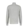 Strickpullover LERROS "LERROS Stricktroyer in modisch verwaschener Optik" Gr. L, grau (platinum grau) Herren Pullover