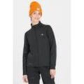 Fleecejacke WHISTLER "Juice", Damen, Gr. 36, schwarz, 92% Polyester, 8% Elasthan, unifarben, casual, normal, hoch geschlossener Ausschnitt, Langarm, Jacken, aus leichtem Waffle-Material