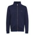 Sweatjacke FQ1924 "Sweatshirtjacke FQJules", Herren, Gr. L, blau (navy blazer), Obermaterial: 60% Baumwolle CO. 40% Polyester PES., casual, normal, ohne Ausschnitt, Sweatjacken