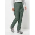 Trekkinghose JACK WOLFSKIN "BARRIER PANT W", Damen, Gr. 34, Normalgrößen, grün (hedge, grün), OBERSTOFF: 46% POLYAMID, 27% LYOCELL, 27% VISKOSE; Futter: 100% POLYESTER, Hosen