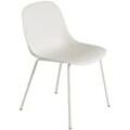 Fiber Side Chair, tube base, natural white / weiß