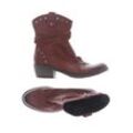 Rieker Damen Stiefelette, rot, Gr. 39