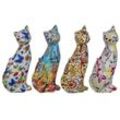 Signes Grimalt Katzenfigur Figuren Katze Abbildung 4 Tiereinheiten Weiß 16x5x7cm 27298