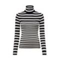 Marc O'Polo Pullover Damen Schurwolle gestreift, marine