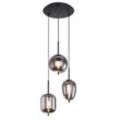 Lighting - BLACKY - Hängeleuchte Metall schwarz, 3x E14